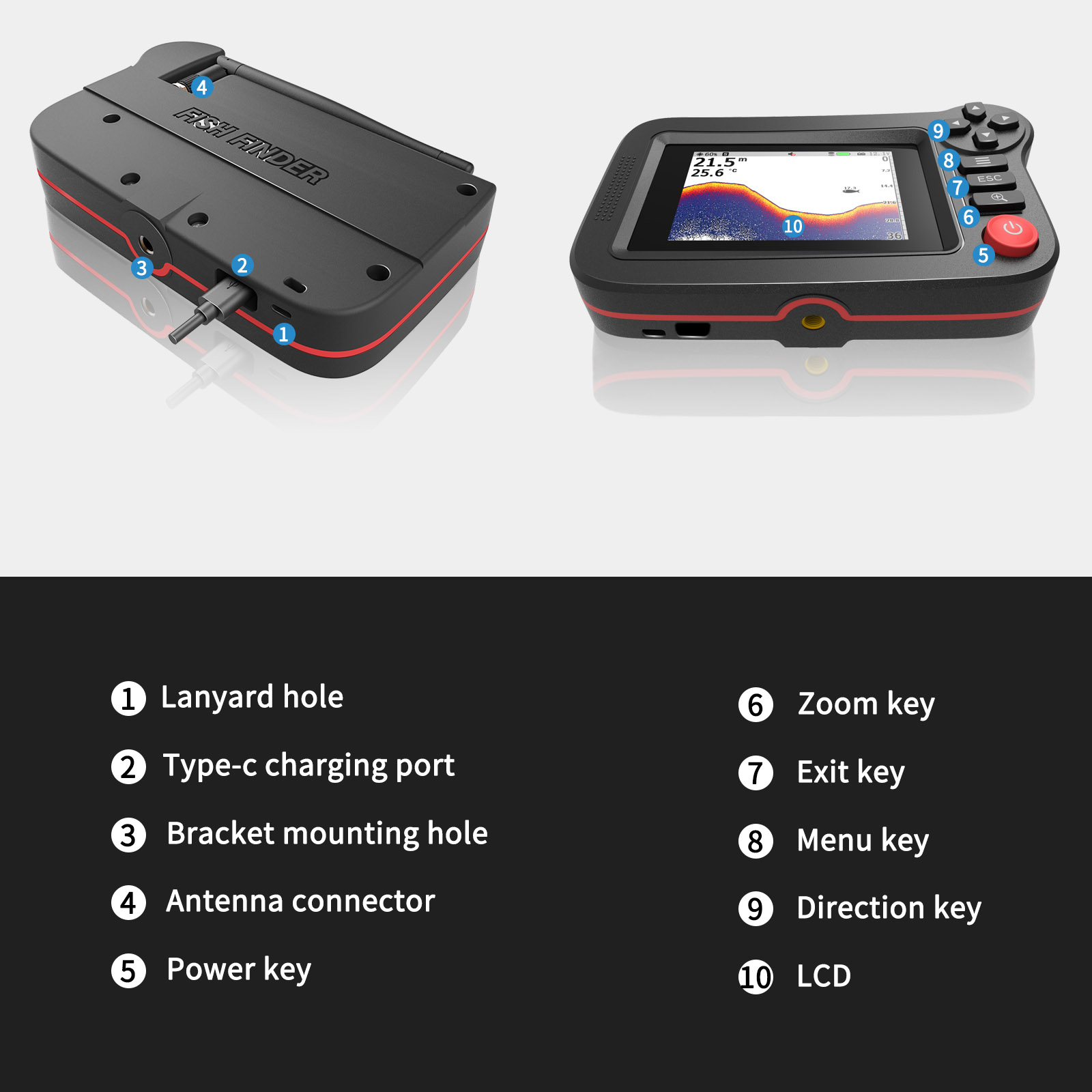 Smart Fish Finder - Portable F - Fish Finder Portable review and price