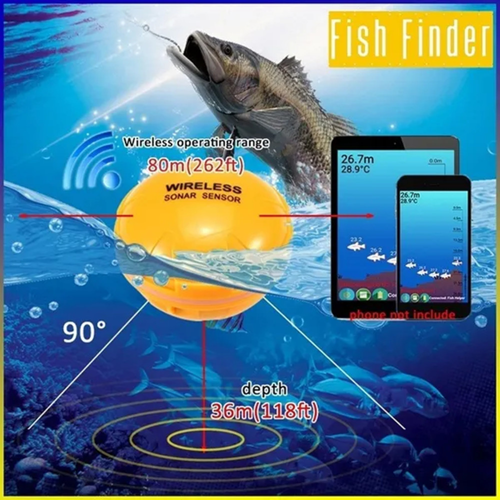 PUPOPAN 100M Brand New Smart P - Fishing Depth Finder review and price