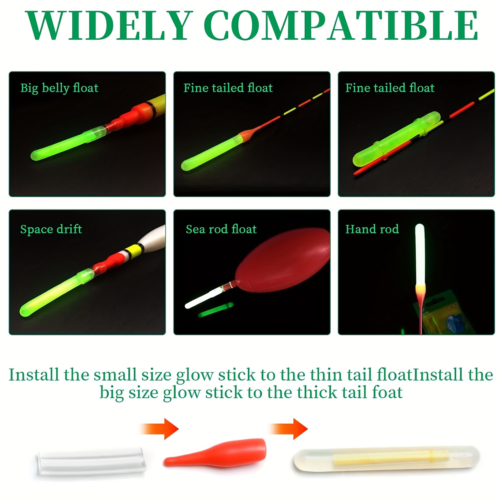 100PCS Fishing Glow Sticks Set - Fish Alarm review and price